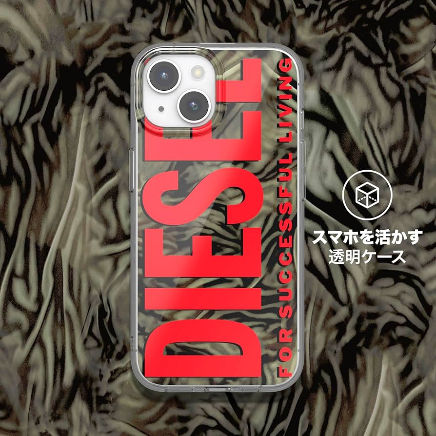 Amazon.co.jp: DIESEL iPhone15ケース Biscottoロゴ 保護 ケース